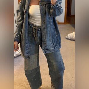 Free People Blue Denim Jeans